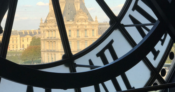 View of the Louvre from Musee D'Orsay